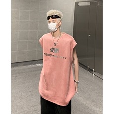 T55特P25控48高品质麂皮绒短袖烫金印花T恤情侣男，男装T恤，电商B205