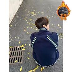 1506-1/J55621/P78美式复古拼接徽章刺绣毛呢棒球服夹克男女潮牌，男装夹克，星座1506-1