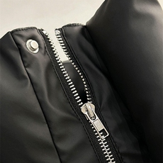 现货5W件冬季三防重磅硬挺boxy短款羽绒立领PU皮棉衣外套加厚棉服，男装棉衣，电商A486