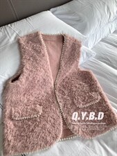 皮毛马甲，女装马甲，倩衣百度