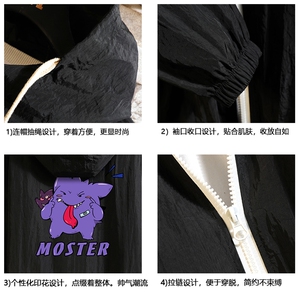 FS63087-P55 薄款防晒衣男透气防紫外线钓鱼外套冰丝防晒服图片