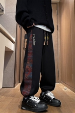 休闲裤子男ins高街潮牌美式vibe垂感卫裤hiphop直筒oversize国潮，男装休闲裤，电商B312