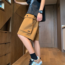 K8078/P35抖音品质刺绣立体袋工装短裤男大码运动五分裤休闲中裤，男装休闲裤，电商A141