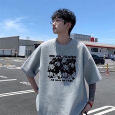 量大优！供视频！港风华夫格短袖T恤半袖男HT247-特P18，男装T恤，电商B367