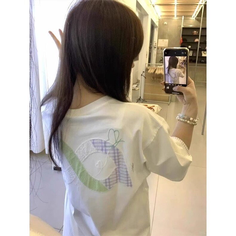 前后刺绣纯棉短袖ZX0273-P35,男装T恤,星座313A(原308A-2)