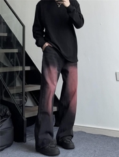 秋冬季美式高街小众牛仔裤男个性百搭休闲裤G1235/P4868，男装牛仔裤，电商D202