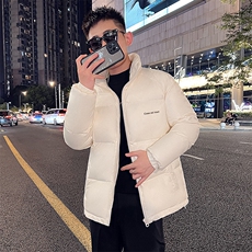 精神小伙男羽绒服立领冬季加厚潮流休闲外套情侣A266-YR01-P110，男装羽绒服，电商A266