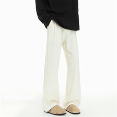 春季高个子加长西裤垂感直筒休闲裤男阔腿长裤子188cm115KZ028P55，男装西裤，电商B312