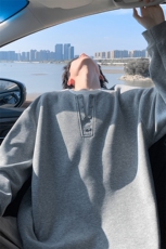 特批P40无差价秋季420g重磅潮流假两件华棉亨利领大码卫衣男W5419，男装卫衣，电商A001-1