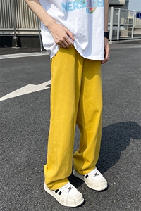8XL-M特大码高级垂坠感休闲裤男薄款冰丝裤宽松直筒拖地裤K964P48图片