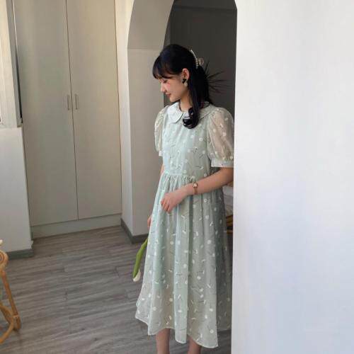 2085天丝蒲公英连衣裙，女装连衣裙，Mu Mu