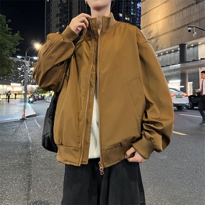 直播美式飞行员夹克男士潮流痞帅立领百搭工装外套6187-特P40图片