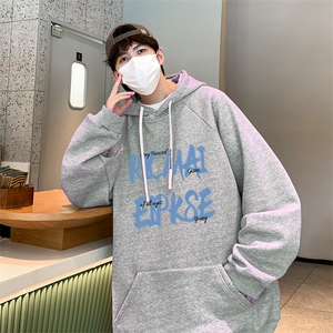 已注册港风华棉得物抖音直播高品质宽松男休闲连帽卫衣W5217P40图片