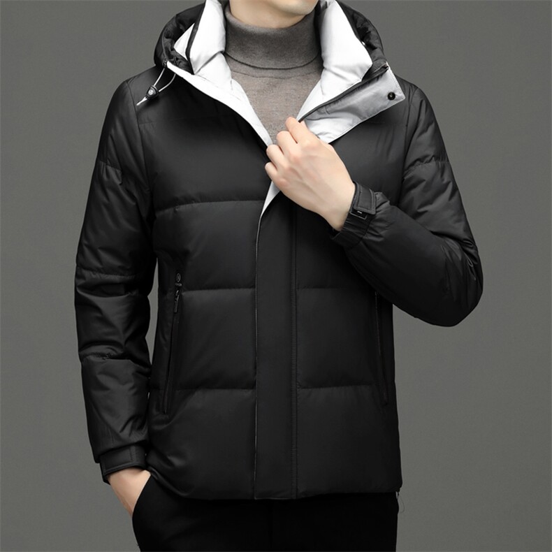 CDN22866钱塘2020-2新款中青年男士时尚休闲连帽羽绒服外套P295,男装羽绒服,钱塘207-2