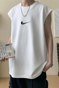 2025新款重磅高品质纯棉无袖坎肩背心 nike小勾印花BX6170-特P18图片