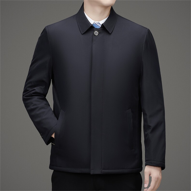 主推大货备足！2025新款男士冬款中老年加厚棉衣中年休闲宽松棉服图片