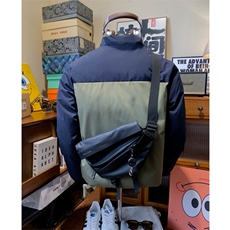 【现货】拼接贴标棉服自制，男装棉衣，星座910A