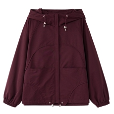 2026年春秋季新款时尚大码妈妈装气质显瘦休闲百搭短款派克服外套，女装派克服，独衣靓