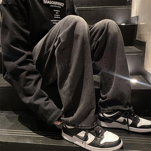 2024春款宽松复古直筒牛仔裤715-6-BK808P50图片