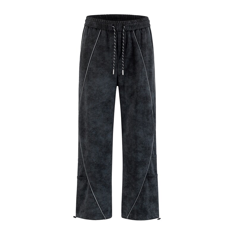 可二开脏脏灰扎染套装大码M-5XL卫衣WY78064P68卫裤WK78065P68，男装休闲套装，星座227-7