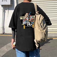 Q11016-P30春夏季七分袖t恤男大码五分袖男短袖中袖，男装T恤，电商A040