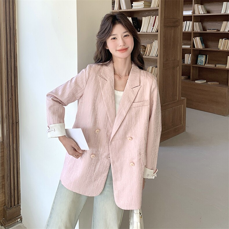 26春季现 货 数据好  粉色风小西装 2C032 305 P125 K178图片