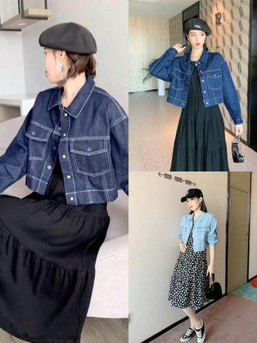 牛仔倆件连衣裙,女装连衣裙,英利伊人