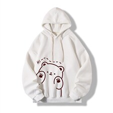 WY2236-P35加绒款-P40纯棉连帽卫衣男大码运动帽衫宽松薄外套男，男装卫衣，电商A040