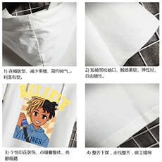 连帽短袖t恤男大码胖子带帽五分袖中袖网格挂拍LD54271-P45，男装T恤，电商A040A