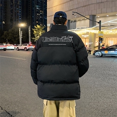 港风直播抖音得物高品质宽松男加厚撞色棉衣外套M1401P68，男装棉衣，电商C408(原B339-1)