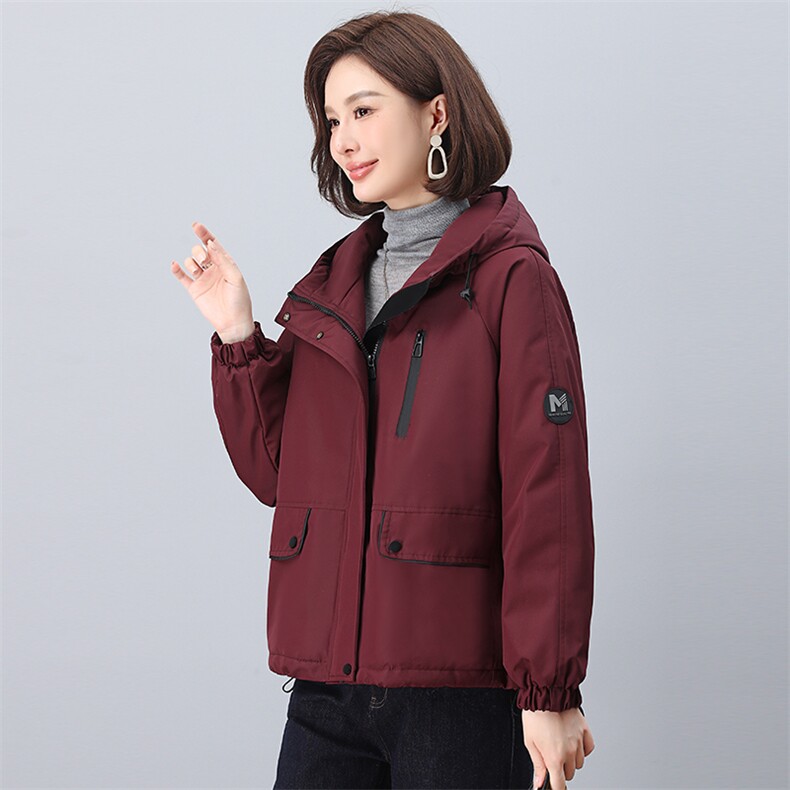 2025年冬季新款派克时尚休闲加绒加厚派克服,女装派克服,依恋蒂丝