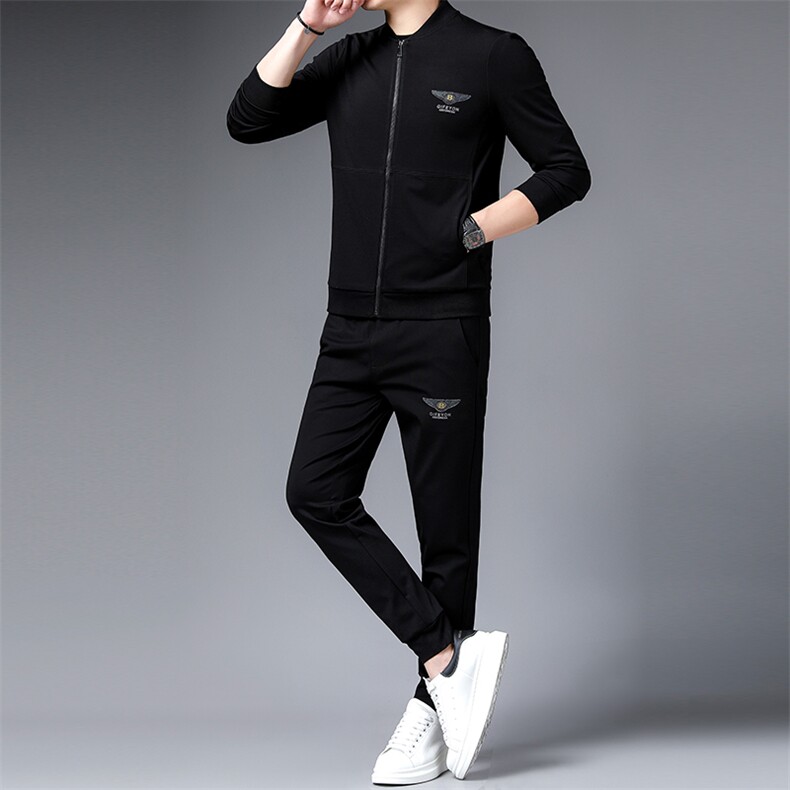 SA9601-3钱塘2020-2中青年男士百搭时尚休闲帅气卫衣套装P243,男装休闲套装,钱塘207-2