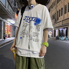 2024新款短袖200克精梳棉纯棉t恤宽松短袖A161-T05-P25，男装T恤，电商A161-2