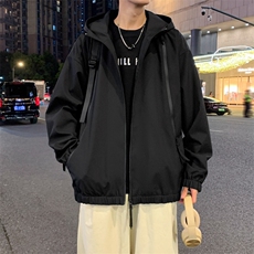 夜景连帽多色冲锋衣户外品质外套光版纯色二开A406JK1208特P71，男装夹克，星座309（原A406）
