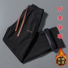 1506-1/KK031/P30加绒保暖休闲裤男士秋冬季灯芯绒直筒宽松卫裤，男装休闲裤，星座1506-1