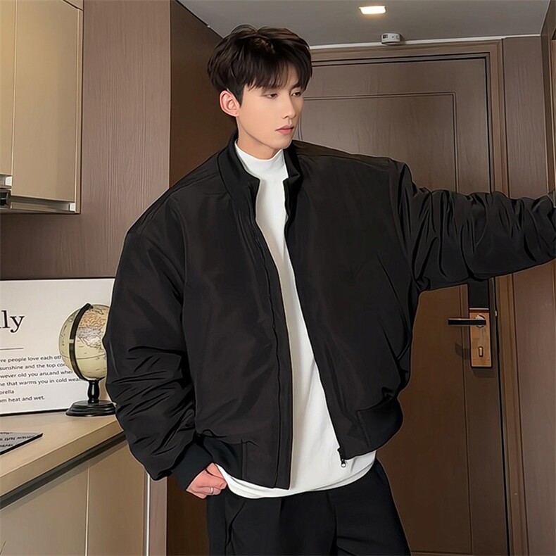 棉衣男短款秋冬季新款美式复古宽松休闲百搭棉服港风潮流MY06-P90，男装棉衣，电商B381（原B382）