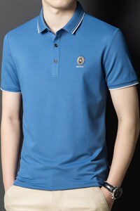 PJ02381男式夏季新款T恤衫男短袖翻领休闲polo体恤P67图片
