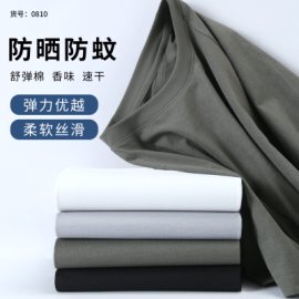 夏季男士圆领短袖T恤宽松休闲上衣简约百搭图片