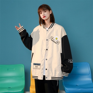 电商DSA028-JKC21P172 100聚酯 P50 男2024新印花棒球服外套控69图片