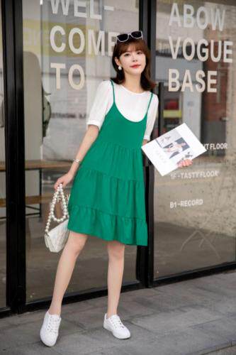 现货夏季新款两件套，女装，依美依缘