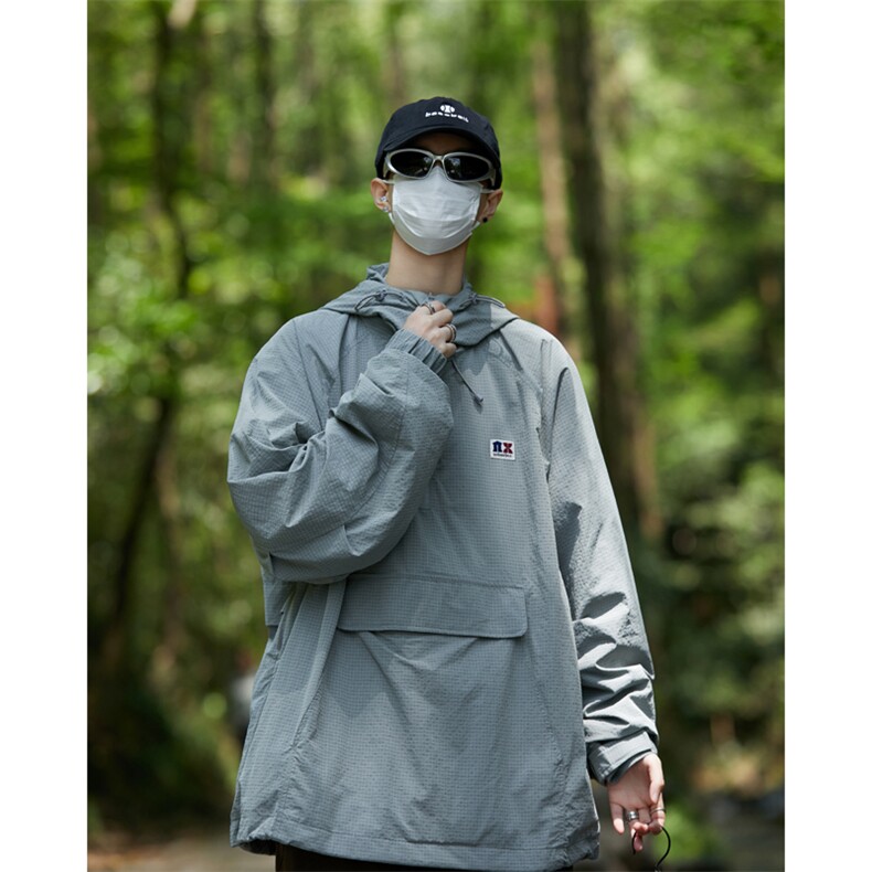 F275-P43户外速干情侣百搭夹克2024夏季山系机能冲锋衣男现货,男装夹克,星座512-6