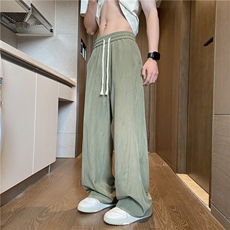 抖音品质夏季新款冰丝扎染印花宽松休闲裤B315-K25572-特p30控58，男装休闲裤，电商B315