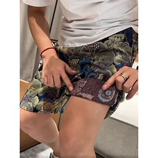新款夏季短裤男士休闲五分裤薄款潮牌中裤痞帅沙滩裤DKK32-特P16，男装牛仔裤，四季星座505