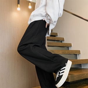 8XL-M 羊羔绒运动裤宽松束脚棉裤加厚保暖休闲裤卫裤K9105P58控78图片