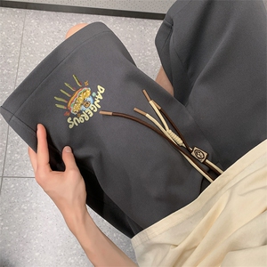 25新款抖音直播得物高品质菠萝格运动休闲短裤K022特P25图片