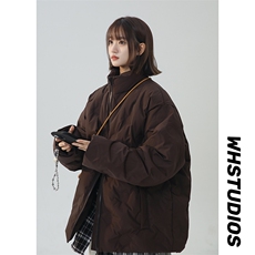 港风情侣定制面料保暖立领羽绒服外套225-2-Y205-P255控328，男装羽绒服，星座225-2
