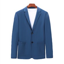 夏季新款男士商务休闲防晒服薄款上衣中青年百搭纯色长袖西服外套，男装西服，电商B212（原钱塘6029）