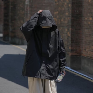 冲锋衣夹克男士韩版潮流连帽宽松2024秋季新款ins外套W5869-P53图片