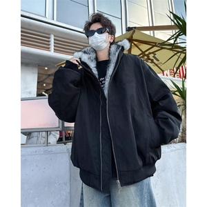 棉服外套男士韩版潮流毛毛保暖帅百搭2024冬季ins棉衣MF327-P126图片