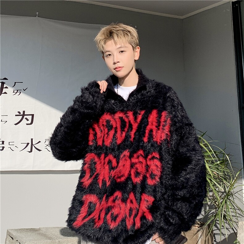 日系复古圆领针织衫毛衣男秋季ins潮牌线衣,男装针织衫/毛衣,星座716-4